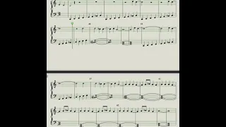 "The man who sold the world" easy piano sheet music arrangement