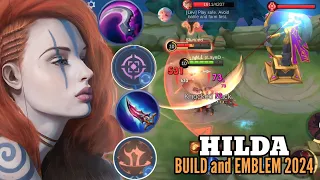 Auto Tower Dive With This Hilda Build and Emblem | Mobile Legends