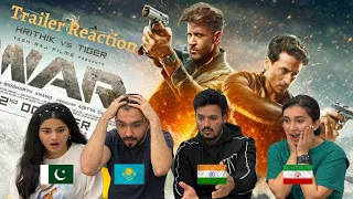 WAR Trailer Reaction | Hrithik Roshan | Tiger Shroff | Vaani Kapoor | Foreigners React