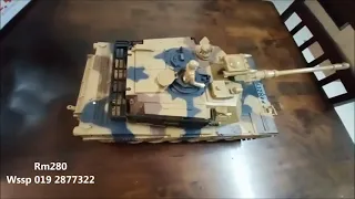 RC Wars King Tank unboxing and test