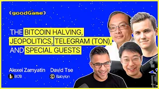 The Bitcoin Halving, Jeopolitics, Telegram (TON), and Special Guests