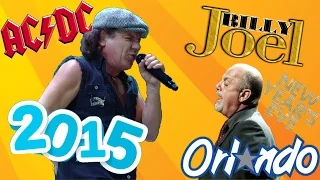 Billy Joel & AC/DC's Brian Johnson 'You Shook Me All Night Long' New Years Eve 2014 Orlando