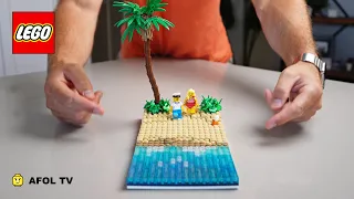 How to make Realistic LEGO Water - How we build our LEGO Beach / Ocean! [LEGO Water Tutorial]