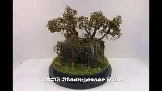 Building a derelict house diorama from a failed 3D print