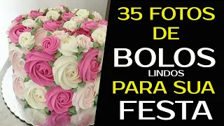 35 IDEIAS DE BOLOS DE FESTA - VEJA  FOTOS  DE BOLOS DE FESTA LINDOS E DECORADOS