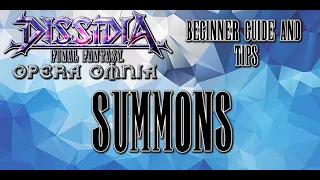 DFFOO Beginner Guide - Summons