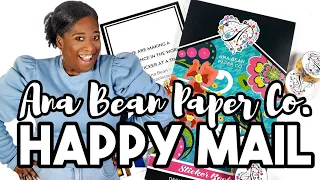 Happy Mail That Makes A Difference| ANA BEAN 'S NEW STICKER BOOK & WASHI| Flip Through & Review