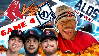 BOSTON RED SOX vs TAMPA BAY RAYS HIGHLIGHTS LIVE REACTION | ALDS GAME 4 [WALK OFF WINNER]