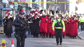 Band of the Household Cavalry in Windsor 16 Jan 2024