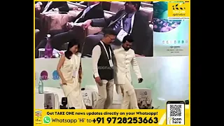 Actor Ram Charan dances to tunes of 'Naatu Naatu' song from RRR movie during G20 summit in Srinagar