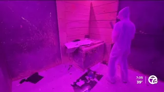 Lions fans getting frustrations out at local rage room before Super Bowl LVIII