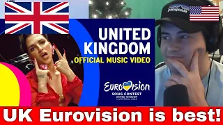 American Reacts UK Eurovision | Mae Muller - I Wrote A Song