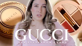 GUCCI EYE QUAD | MOST CONVENIENT TRAVEL PALETTE 💫 MULTI USE PALETTE : SUMMERINA BROWN EYESHADOW QUAD