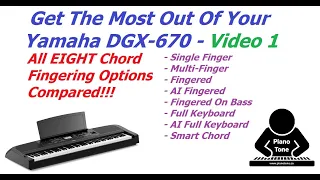 Yamaha DGX-670 Finger Modes