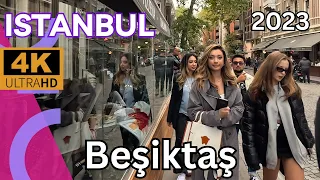 Istanbul-Beşiktaş Walking Tour-October 2023-Video UHD 4K 60fps
