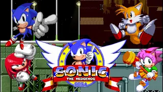 Sonic 1 Tag Team Adventures Part 3 (4 Players)