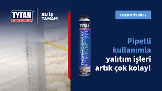 Thermospray Pipetli Isı Yalıtım Köpüğü Uygulaması | Tytan Professional