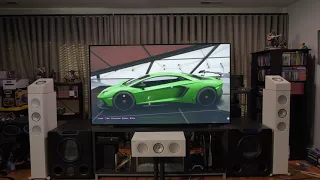 LG CX 77" 4K OLED Forza Horizon 5 Gameplay | PC RTX 3090