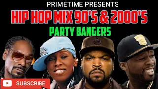 HIP HOP MIX 90's & 2000's THROWBACK 🔥 PARTY BANGERS MIXED BY PRIMETIME