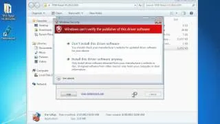 Installation of TRW and USB Reader on Windows 7 and Windows Vista