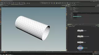 Houdini - Diamond pattern / Knurling (scene file)