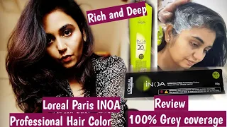 Loreal Paris Professional Hair colour INOA || Review