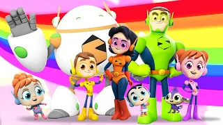 Colors Of The Rainbow 🌈+ Daddy's Red Car  - Kids Songs and Nursery Rymes with Super Supremes