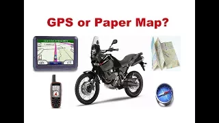 The best navigation for Long Motorcycle trip - GPS or Paper Map?