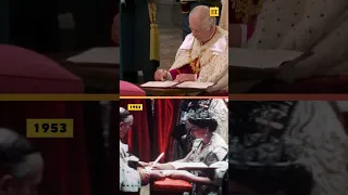 Queen Elizabeth II vs King Charles III Coronation Ceremonies #shorts