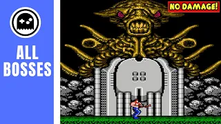 Contra (NES) - All Bosses - (No Damage)