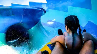 Laguna Waterpark DUBAI | Space Bowl Water Slide