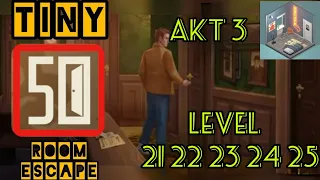 50 Tiny Room Escape Akt 3 Level 21 22 23 24 25 Walkthrough