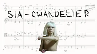 Chandelier - Sia - String Quartet (Full Score)