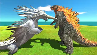 Bewilderbeast Fight Godzilla 2021 - Animal Revolt Battle Simulator