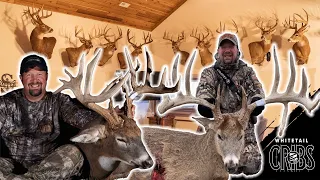 9 Boone & Crockett Bucks! Roger Sapper's IOWA Trophy Room! #WhitetailCribs