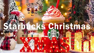 Enjoy Starbucks Christmas Coffee Shop - Relaxing Christmas Jazz Playlist - Christmas Music 2024