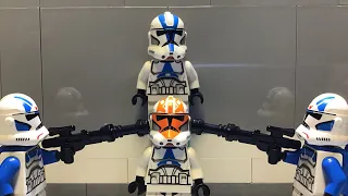 Ashoka clone troopers after season 7 of the clone wars (LEGO stop motion)