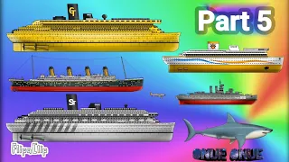 SHIPS FAMOUS SINKING in FlipaClip ⚓️🚢 part 5