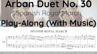 Arban Duet No. 30 "Spanish Royal March" | Play-along, with music