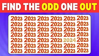 Find the ODD One Out - Happy New Year 2024 Edition | How Good Are Your Eye |Easy, Medium, Hard Level