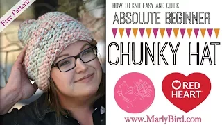 Absolute Beginner Chunky Knit Hat