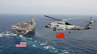 Chinese attacks: PLA attack on the American Aircraft Carrier - Many AMERICAN soldiers KIA