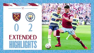 Extended Highlights | West Ham 0-2 Manchester City | Premier League