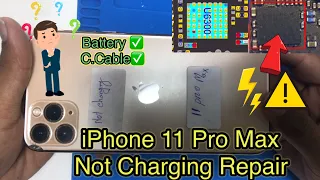iPhone 11 Pro Max Not Charging repair. Replace U6300 iC.👨‍🔧