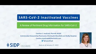 SARS-CoV-2 Inactivated Vaccines: Evidence-Based Health Information Related to COVID-19