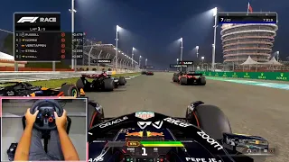 F1 24 - Play as Red Bull Team | Bahrain GP | Logitech G29 Gameplay