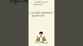 ¿Quieres saber si tu forma de pensar te lleva a generar retos o tragedias.