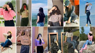 ✨Stylish girls dpz for insta, fb|💜cute photo poses in jeans top| teenage girl dp photo poses| hd dpz