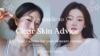 How to get CLEAR SKIN in 2024. (tips + advice).