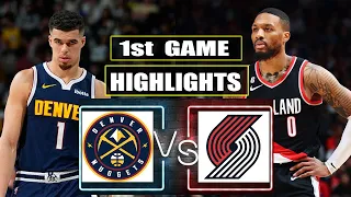 Portland Trail Blazers vs Denver Nuggets 1st QTR HIGHLIGHTS | March 23 | 2024 NBA Season